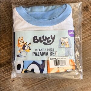 Infant 2-Piece Pajama Set - Blue and Orange